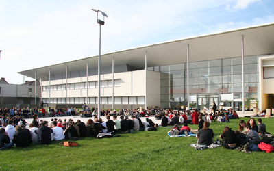construction du lycée de Combourg